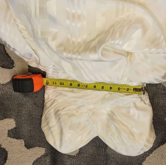 Hayley Paige Ivory Striped Organza Wedding Dress - Picture 4 of 12